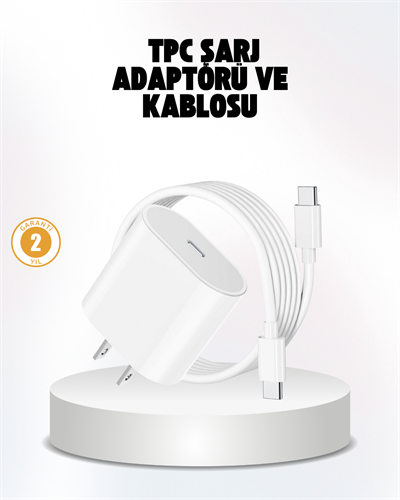 iPhone ve iPad Uyumlu 20W Güvenli USB-C Hızlı Şarj Adaptörü