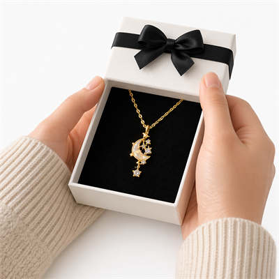 Hilal Yıldız Kolye