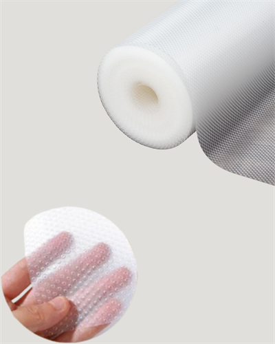 kaydırmaz şeffaf raflık