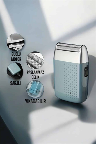 tıraş makinesi Sinek Kaydı Paslanmaz Çelik Taşınabilir Şarjlı
