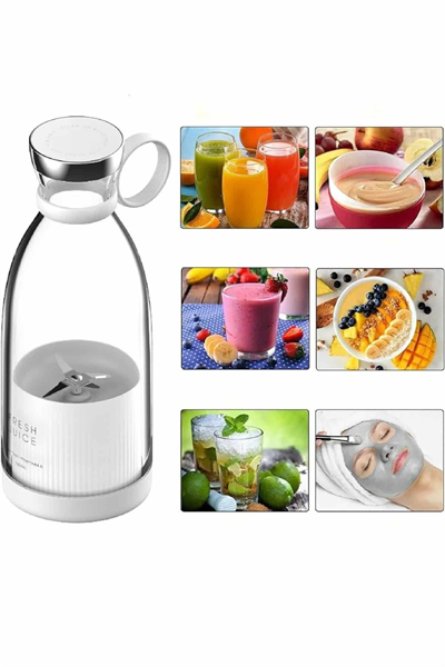 u Geçirmez Kablosuz Şarjlı Dayanıklı Taşınabilir Mini Blender