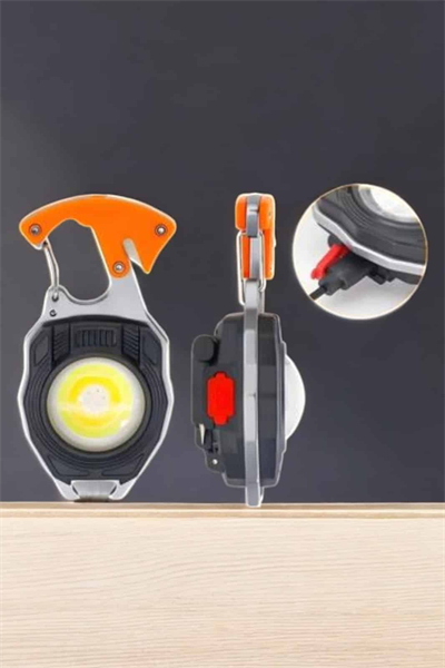 yeni nesil Kamp Feneri Çok Fonksiyonlu Fener Anahtarlık Usb Çakmaklı Cam Kırıcı Kemer Kesici Açacak