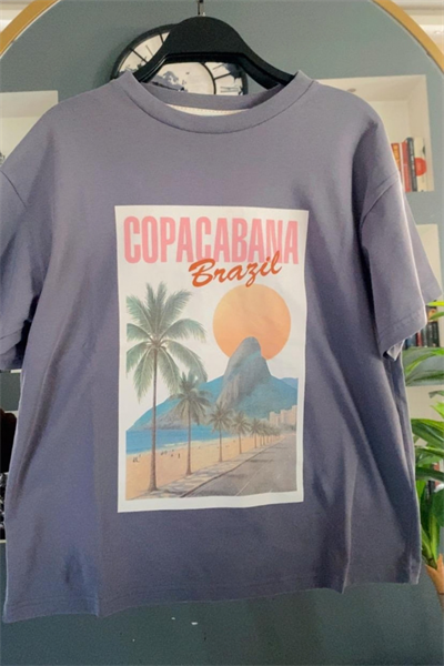 Baskılı Oversize T-shirt