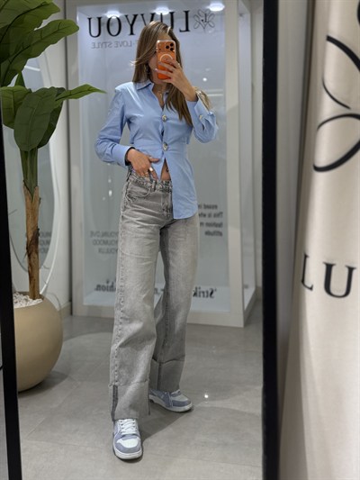 Dolly Duble Paça Jean Gri