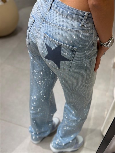 Jules Full Taşlı Denim Tasarım Takım