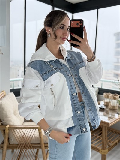 Peter Denim Detay Tasarım Yağmurluk