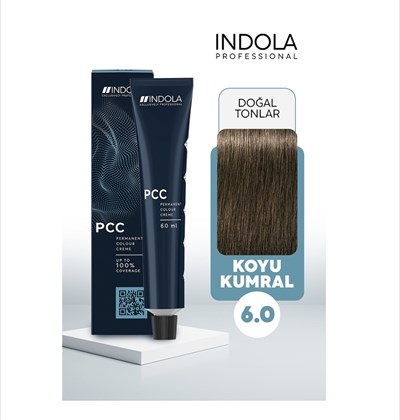 İNDOLA SAÇ BOYASI IND PCC 6.0  60 ML.