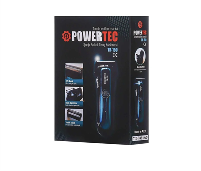 POWERTEC ŞARJLI SAKAL TRAŞ MAKİNESİ TR-150