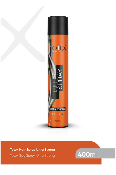 TOTEX SAÇ SPREYİ ULTRA STRONG TURUNCU 400 ML.