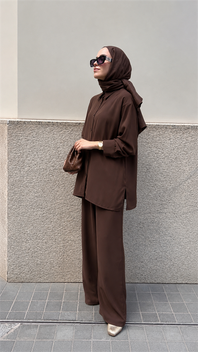 Casual Takım - Kahverengi
