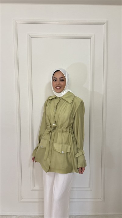 Tencel Ceket - Yeşil
