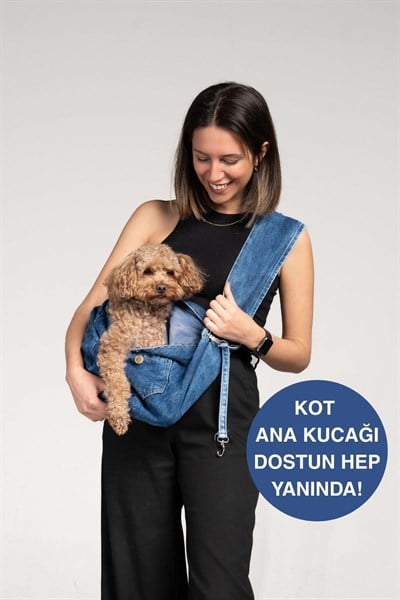 Jean Köpek Ana Kucağı, Köpek Taşıma Çantası 0-8kg