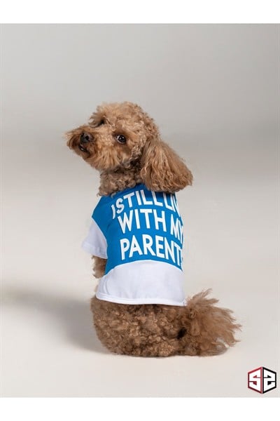 Parents - Köpek Yazlık T-shirt- %100 Pamuk Köpek Kıyafeti, Köpek Yazlık Kk-110