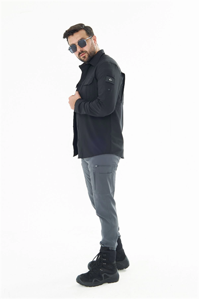 4lü Set Antrasit-Siyah Kombin