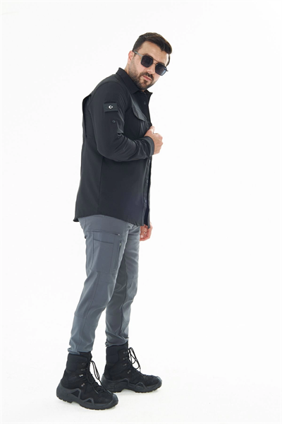 4lü Set Antrasit-Siyah Kombin