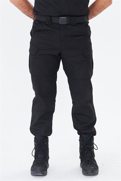507 Ripstop Kumaş Mevsimlik Taktikal Siyah Pantolon Regular Kesim