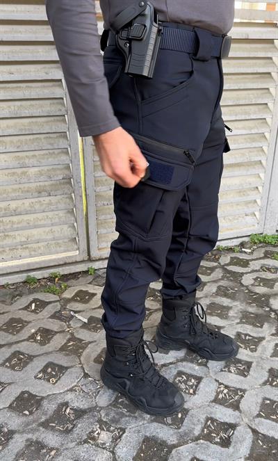 508 Kışlık Softshel İçi Polarlı Lacivert Pantolon