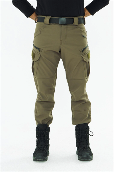 508 Kışlık Softshel İçi Polarlı Toprak Pantolon