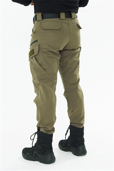 508 Kışlık Softshel İçi Polarlı Toprak Pantolon