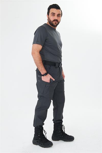 Dry Touch Kumaş Likralı T-shirt Antrasit