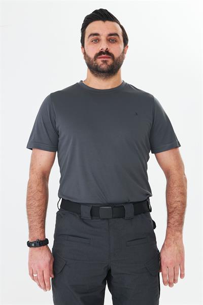 Dry Touch Kumaş Likralı T-shirt Antrasit