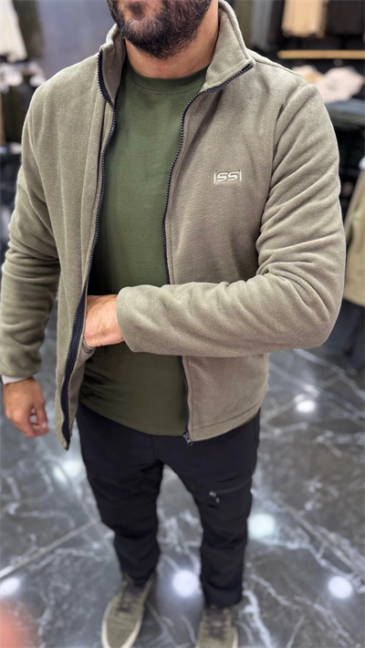 DÜZ POLAR HIRKA HAKİ