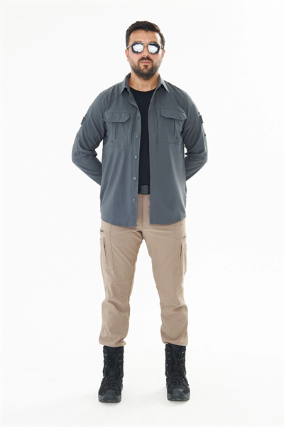 İSSİ 4lü Set 502 Çöl-Antrasit Kombin