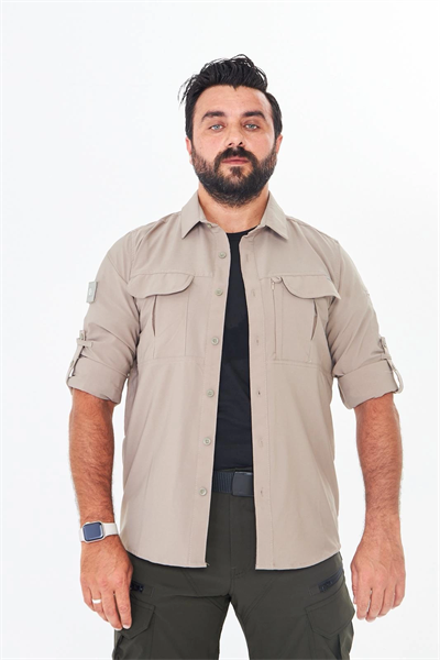 İssi 706 Taktik Tek Bayrak Pençli Çöl Gömlek