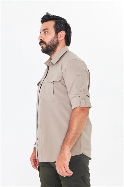 İssi 706 Taktik Tek Bayrak Pençli Çöl Gömlek