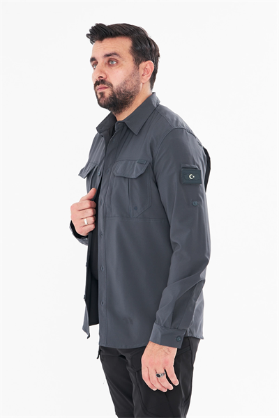 İSSİ 700 Battal Taktikal Pençli Antrasit Gömlek