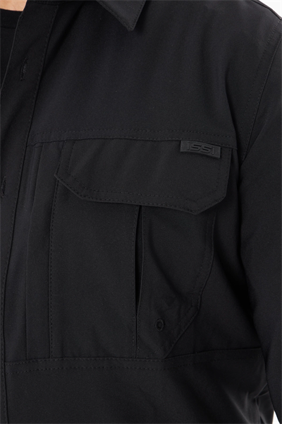 İSSİ 700 Battal Taktikal Pençli Siyah Gömlek