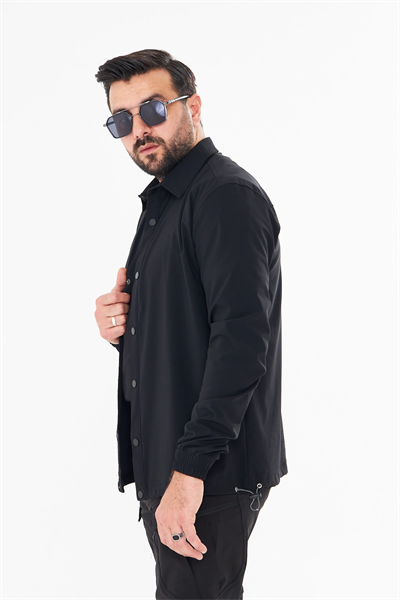 İssi Çıtçıtlı Gömlek Siyah