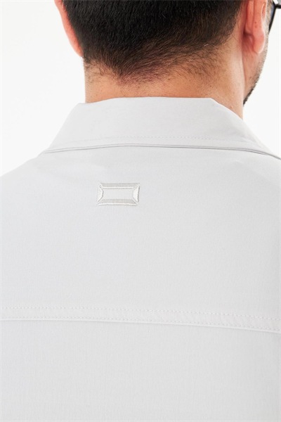 İssi İçi Astarlı Çıtlıçıtlı Gömlek A.Gri