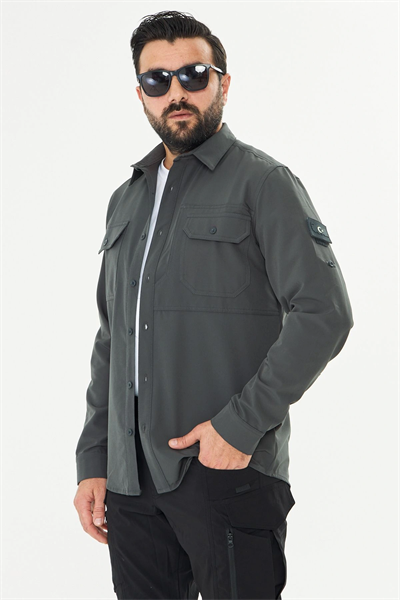 İSSİ Kışlık Pençli Gömlek Antrasit