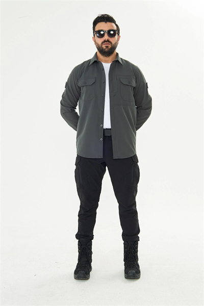 İSSİ Kışlık Pençli Gömlek Antrasit