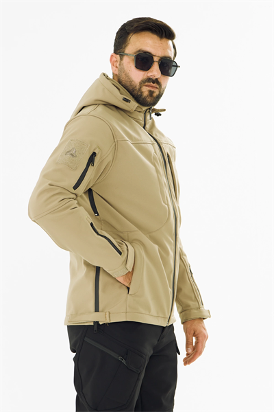 İSSİ Tactical Pro Softshell Kışlık Mont Çöl
