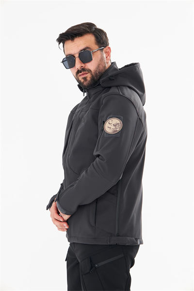 İSSİ Tactical Pro Softshell Kışlık Mont Antrasit
