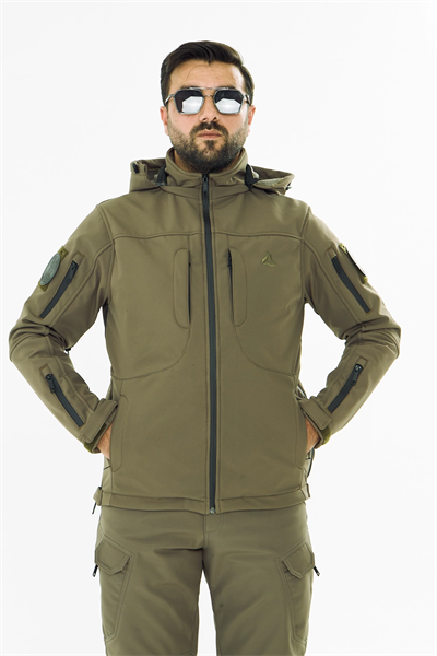 İSSİ Tactical Pro Softshell Kışlık Mont Toprak