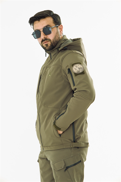 İSSİ Tactical Pro Softshell Kışlık Mont Toprak