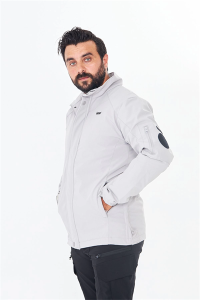 İssi Taktikal Dik Yaka Mevsimlik Ceket - Açık Gri