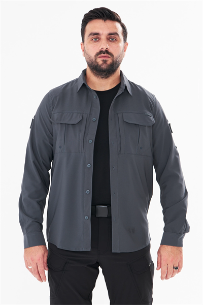 İSSİ 700 Taktikal Pençli Antrasit Gömlek