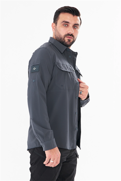 İSSİ 700 Taktikal Pençli Antrasit Gömlek