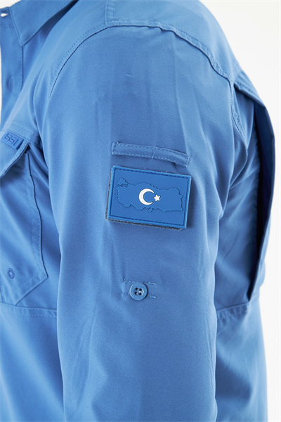 İSSİ 700 Taktikal Pençli Mavi Gömlek