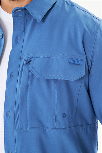 İSSİ 700 Taktikal Pençli Mavi Gömlek