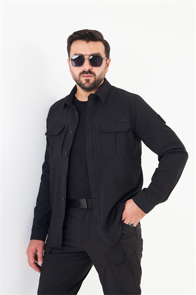 İSSİ 700 Taktikal Pençli Siyah Gömlek