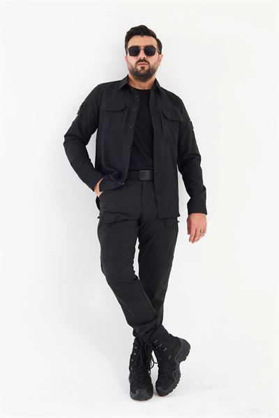 İSSİ 700 Taktikal Pençli Siyah Gömlek