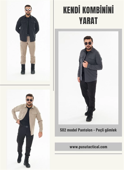 Kendi Kombinini Yap 502 Pantolon-4lü Set