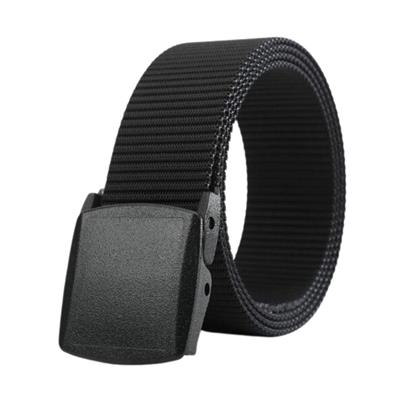 Kilitli Plastik Tokalı Taktik Outdoor Kemer Siyah