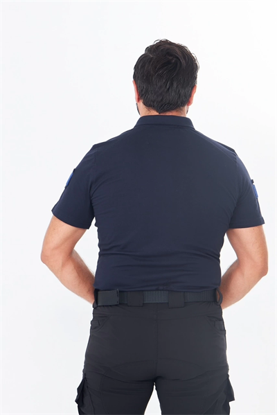 Polo Yaka Taktik Tshirt Lacivert