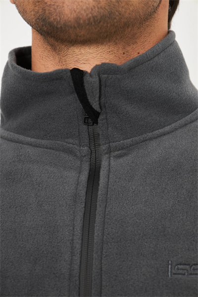 Tactical Outdoor Taktik Hırka Dik Yaka Polar Fermuarlı Polar Antrasit